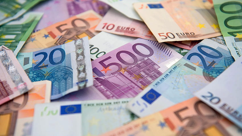 Euro papel moneda 500 dinero primer plano, moneda Euro fondo de pantalla