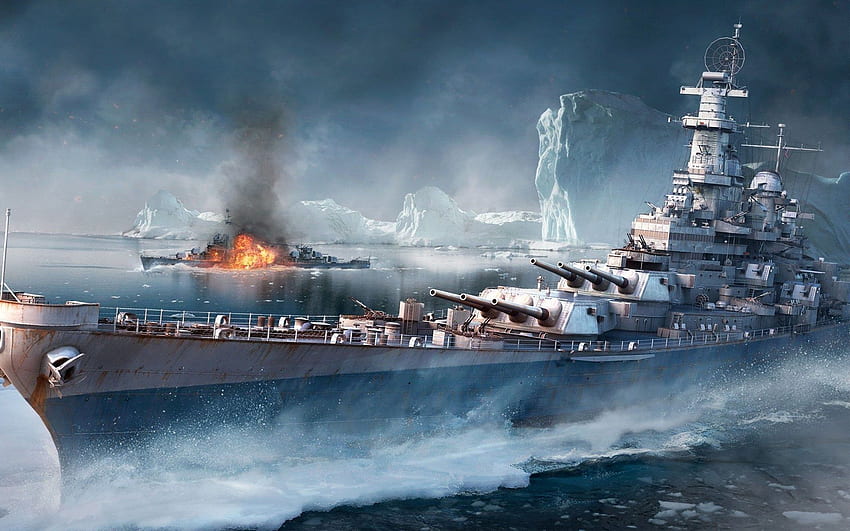 world of warships ultra , USS Iowa HD wallpaper