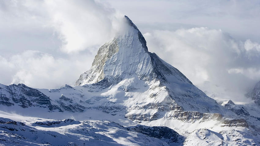 The Matterhorn (Zermatt, Switzerland) . Studio, Mountain Peak HD wallpaper