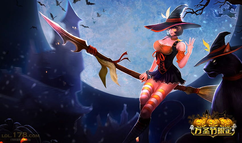 League of Legends Nidalee Chinese + American HD wallpaper