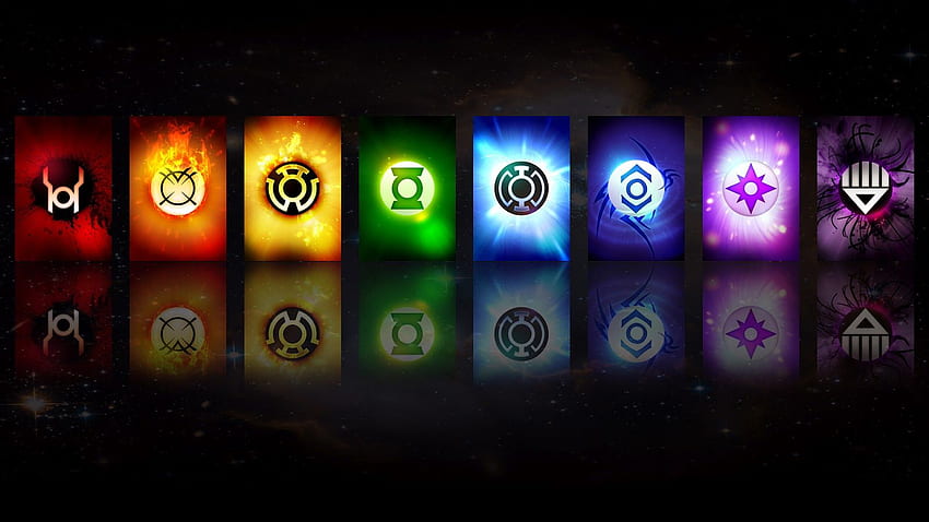 DC Comics - Green Lantern Emotional Spectrum Ring Set - Toys and  Collectibles - EB Games Australia