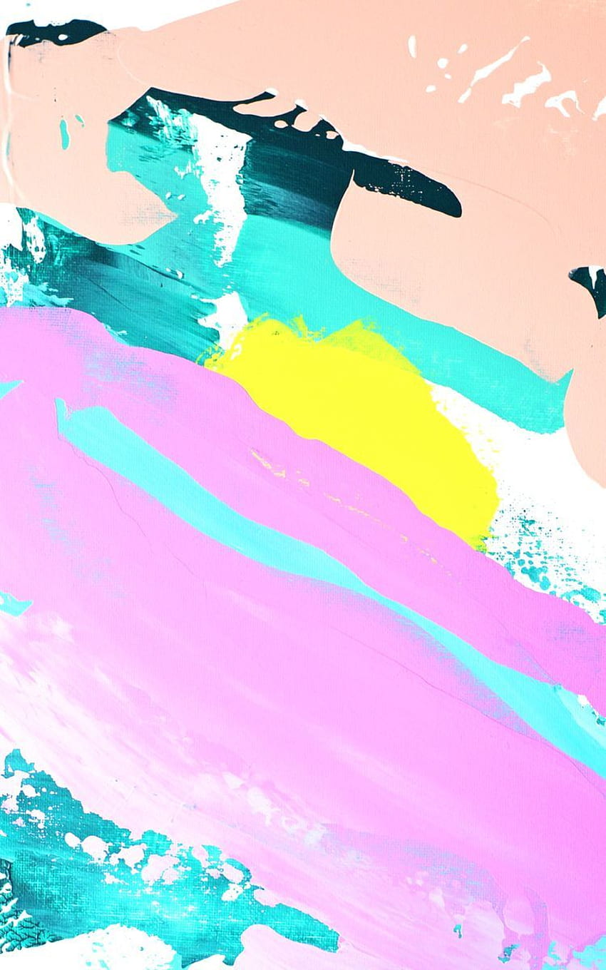 Summer Paint, Summer Abstract Art HD phone wallpaper