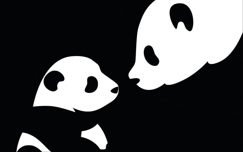 Mobile Cartoon Panda, Small Cute Cartoon Panda HD wallpaper