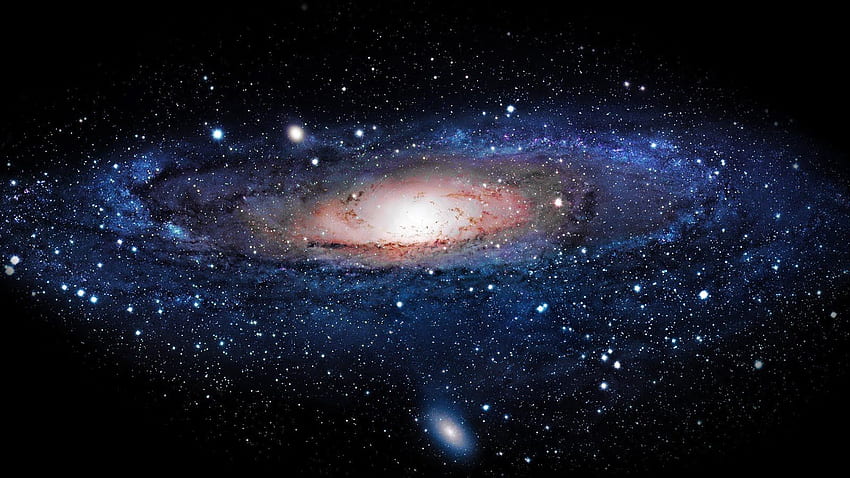 Bewegliche Galaxien, Milchstraße 3D HD-Hintergrundbild