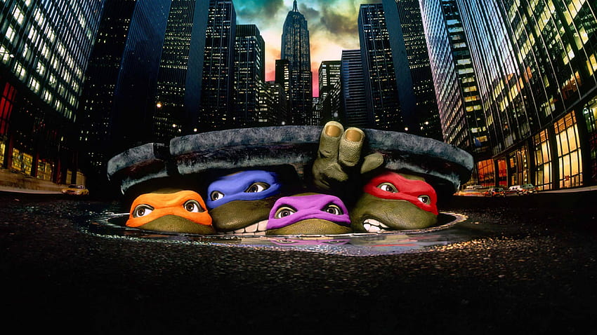 Dark Teenage Mutant Ninja Turtles Black Combination Themes, Classic Ninja Turtles HD wallpaper