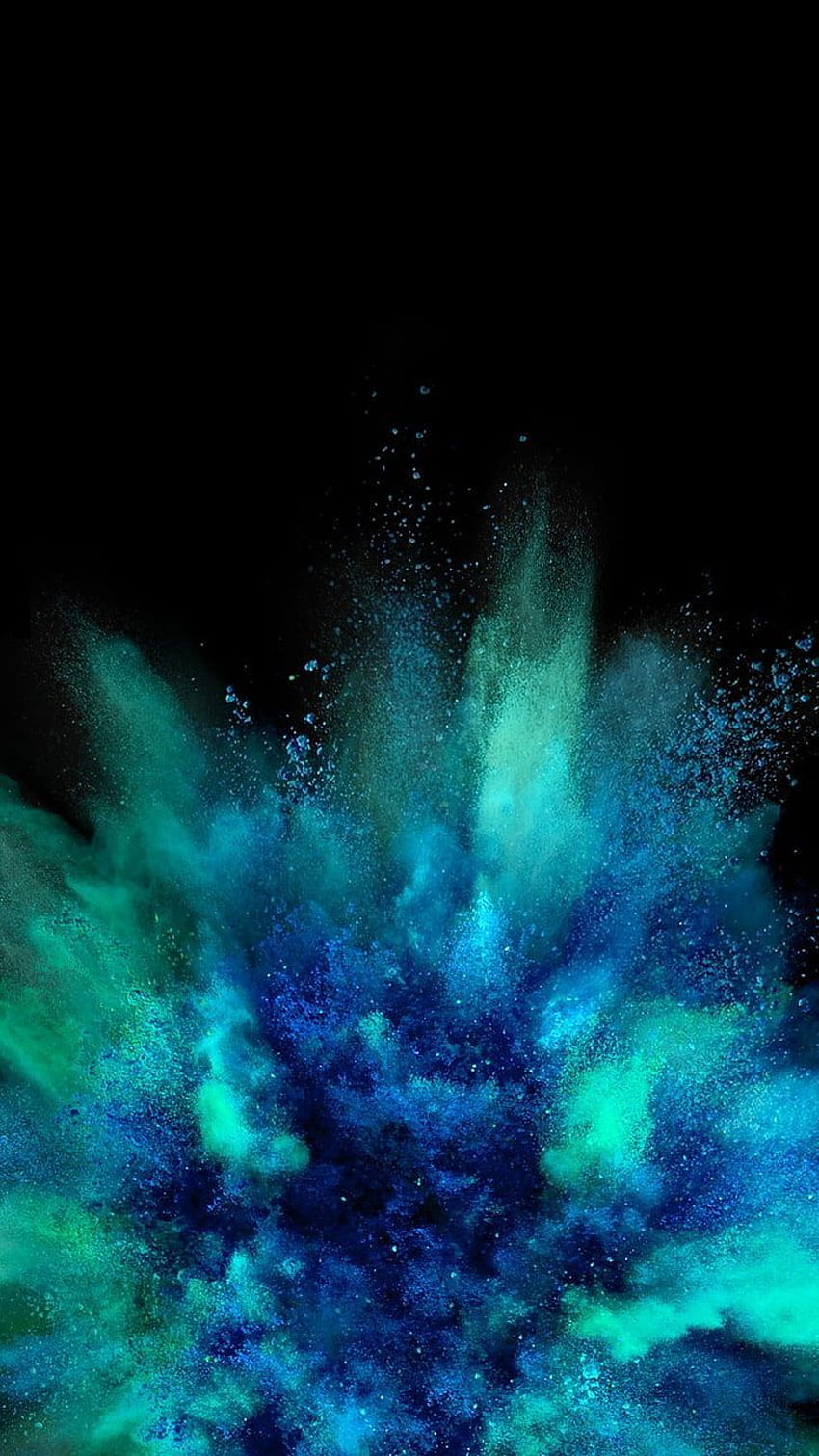: blue and green powder, teal and blue powders, explosion, colorful ...