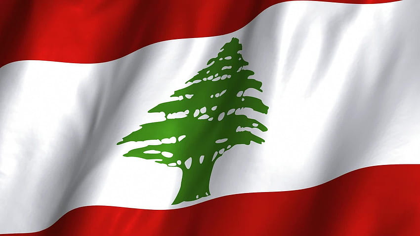 Libanon-Flagge, libanesisch HD-Hintergrundbild