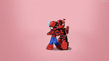 Deadpool - Comic Chibi Spiderman And Deadpool - HD wallpaper | Pxfuel