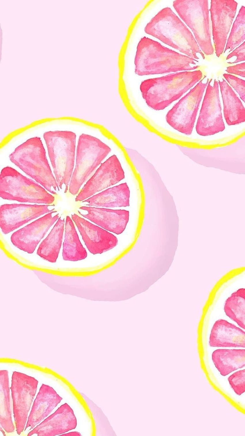 pink grapefruit shared by HD phone wallpaper