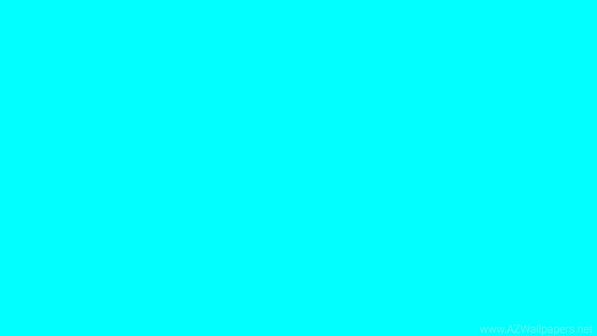 Cyjan jednolity kolor tła Tapeta HD