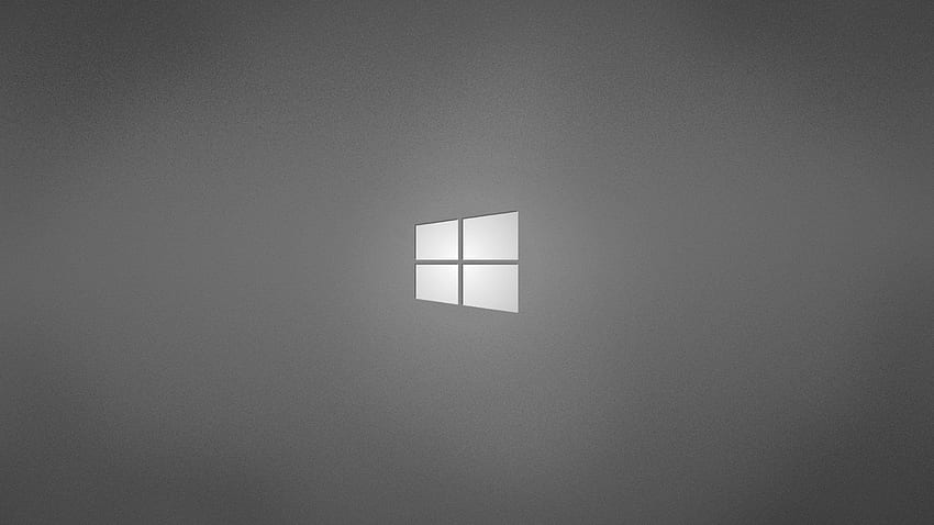 сиво сиво операционни системи windows лого прозорци, сив минималистичен HD тапет