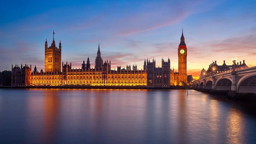 london, england, river, thames, evening, bridge, city, big, Big Ben London England HD wallpaper