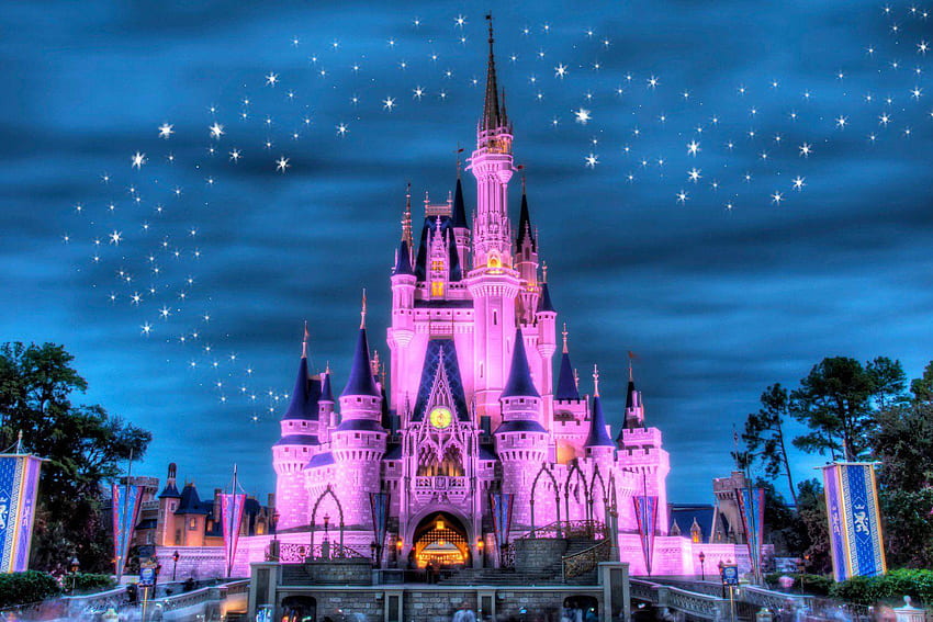 Märchenschloss, Disney-Märchen HD-Hintergrundbild