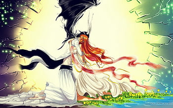 Ulquiorra Cifer, anime, splitting, Bleach, Kurosaki Ichigo, Espada -  wallpaper #63018 (2429x1326px) on