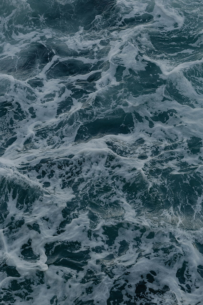 Woda, morze, fale, tekstura, tekstury, powierzchnia, piana Tapeta na telefon HD