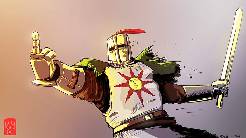 Solaire of Astora and Background HD wallpaper