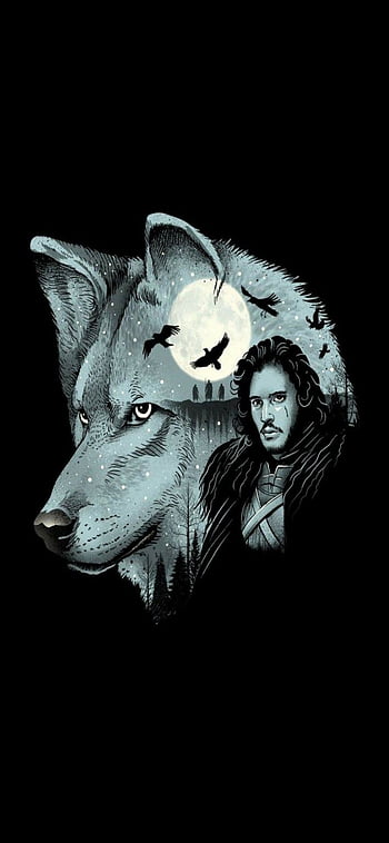 ghost game of thrones wallpaper