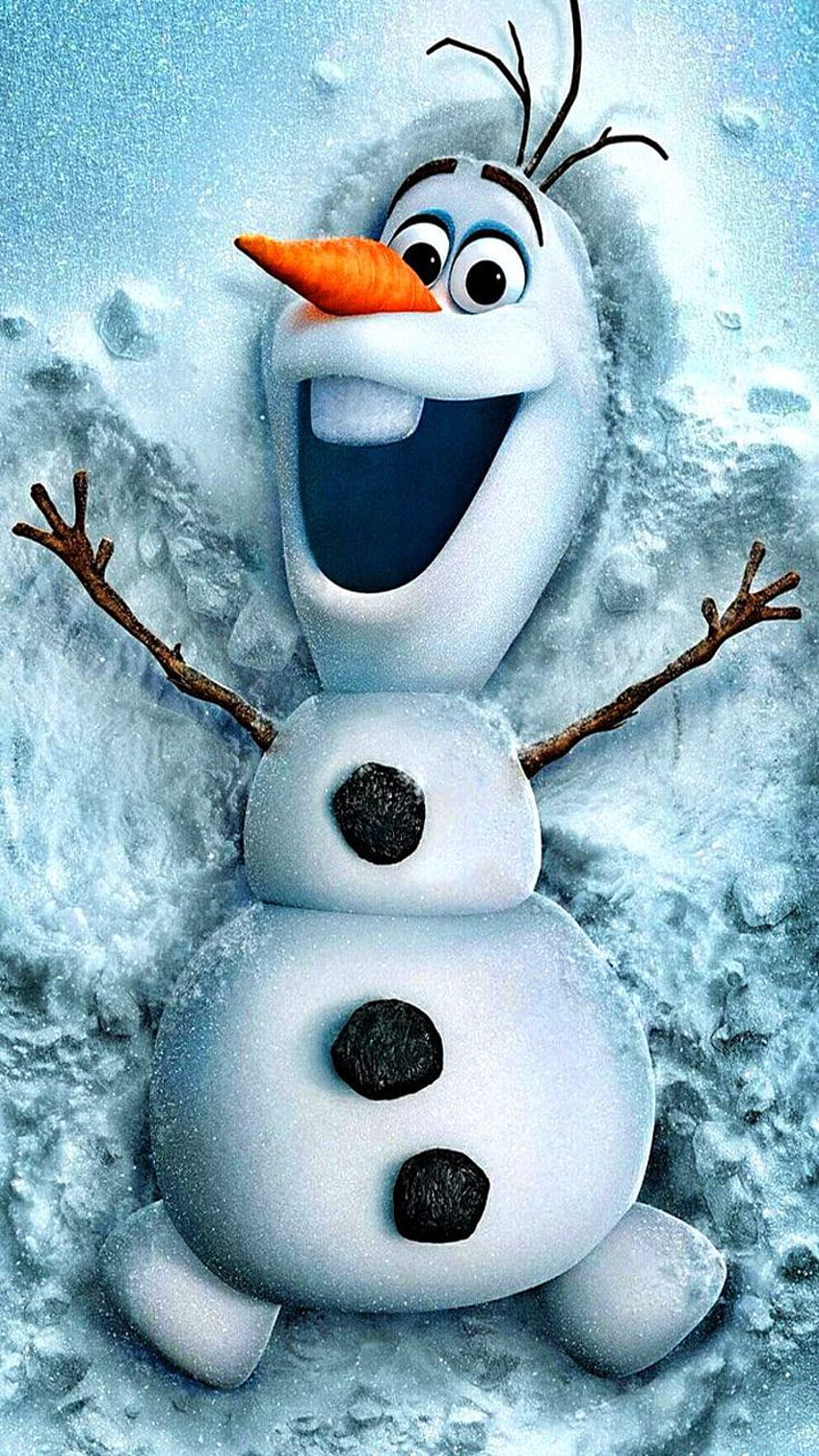 iPhone del muñeco de nieve Olaf de Frozen. Disney, Disney olaf, Club de cine de Disney, Olaf Winter Disney fondo de pantalla del teléfono