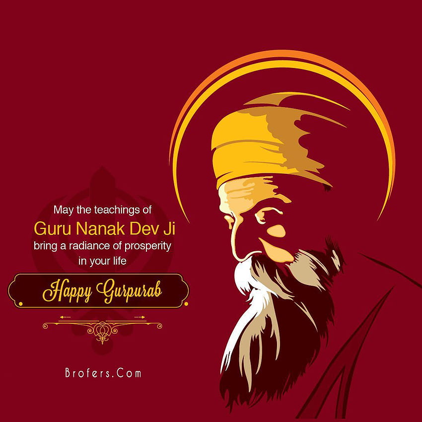 Gurpurab Shri Guru Nanak Dev Ji HD 전화 배경 화면
