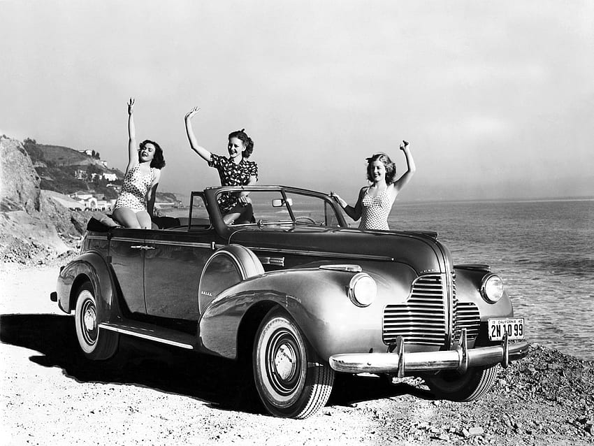 Buick Century Sport Phaeton (61C) retro ., 1940s HD wallpaper