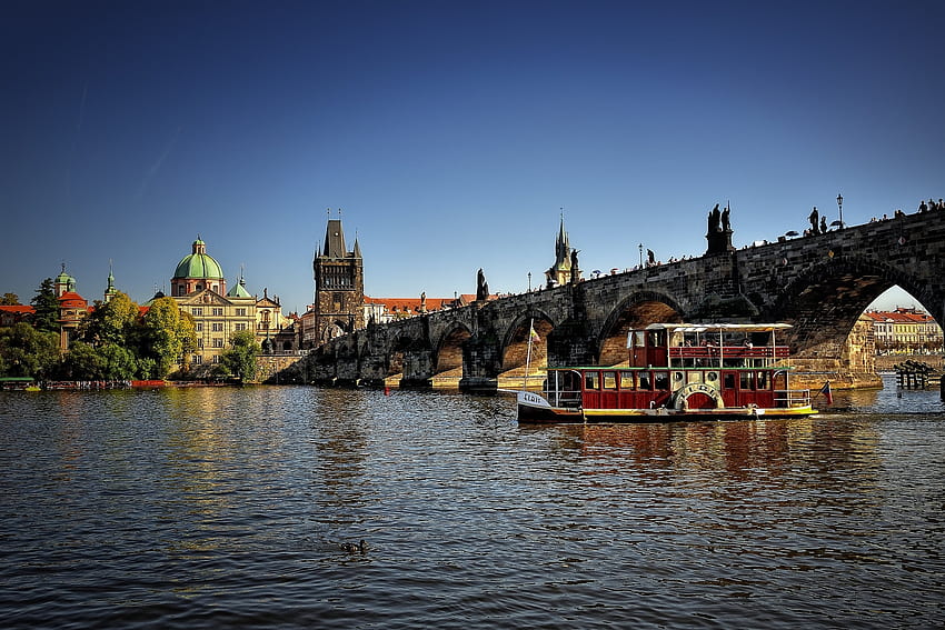 Cities, Rivers, City, Bridge, Prague, Czech Republic HD wallpaper