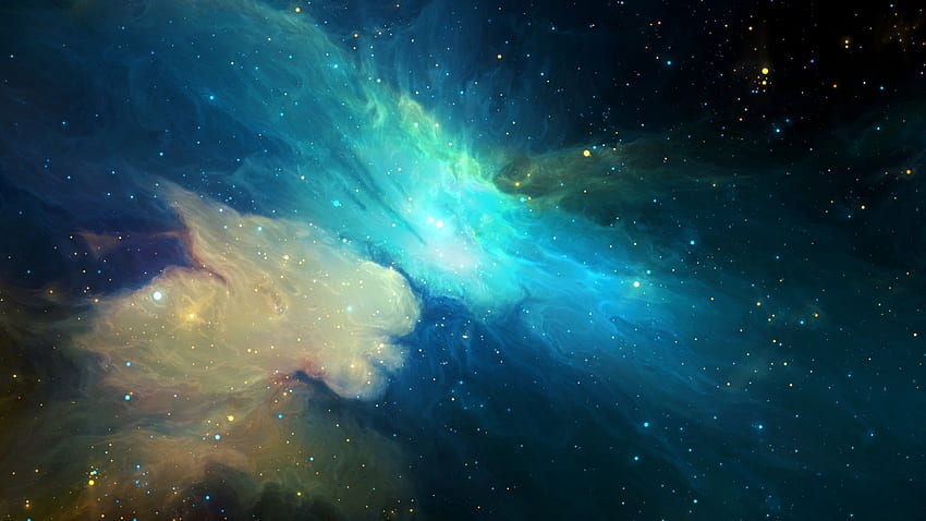 Weltraumsterne-Nebelkunst., Kunstuniversum HD-Hintergrundbild