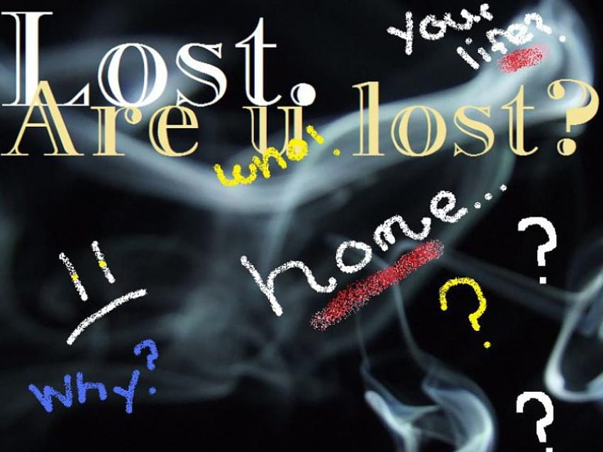 Lost thoughts???, lost thoughts, lost HD wallpaper