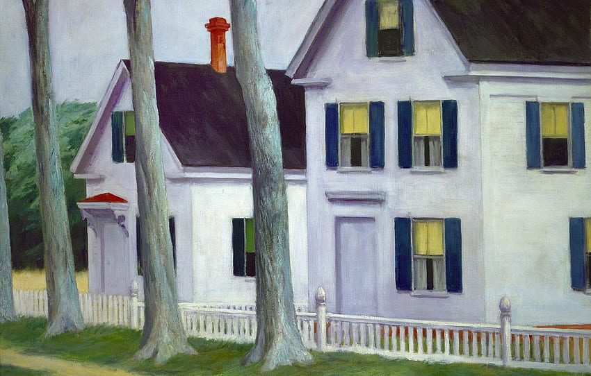 1945, Edward Hopper, Due Sfondo HD