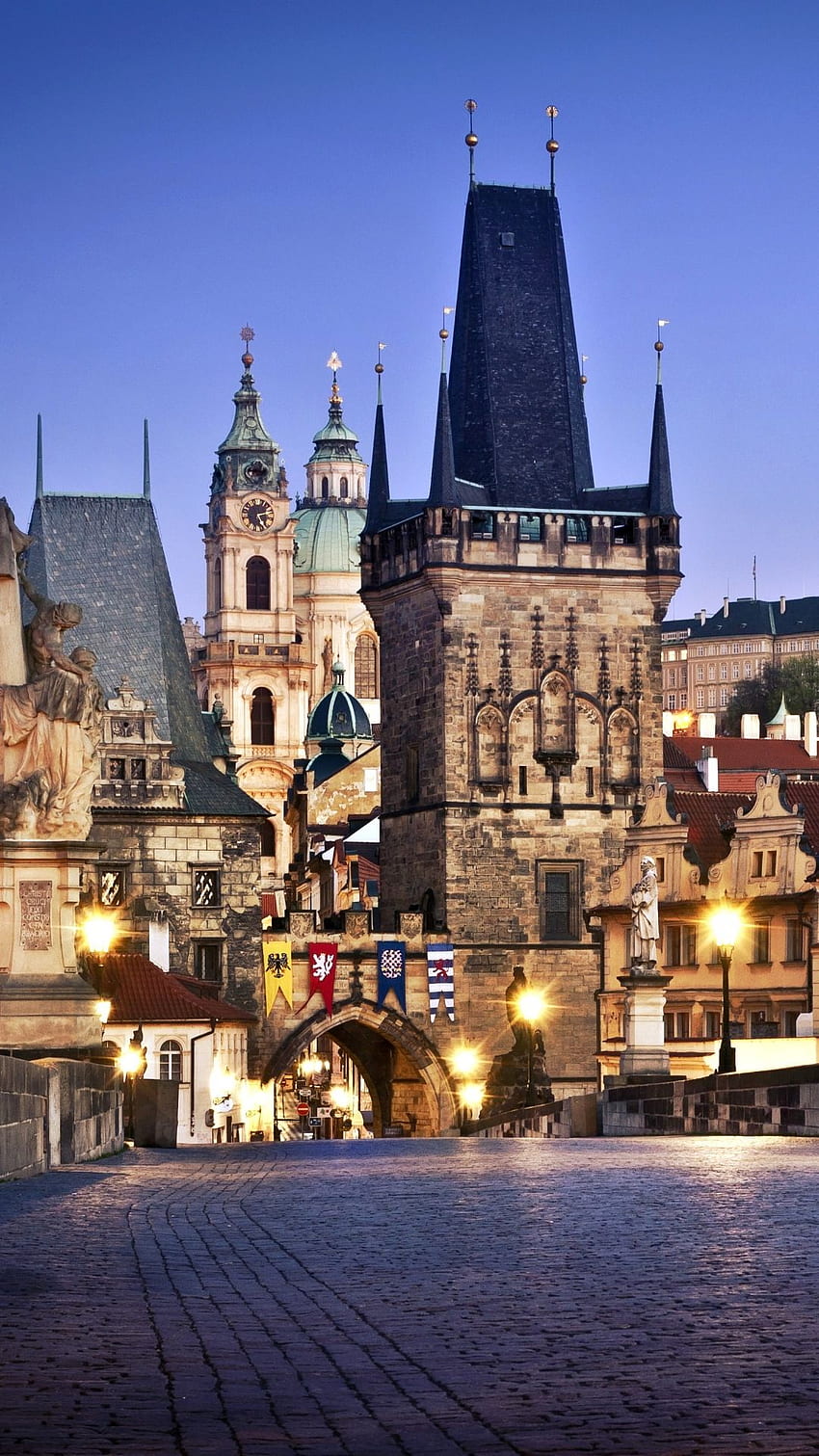Meu mapa de viagem, Praga Charles Bridge Papel de parede de celular HD