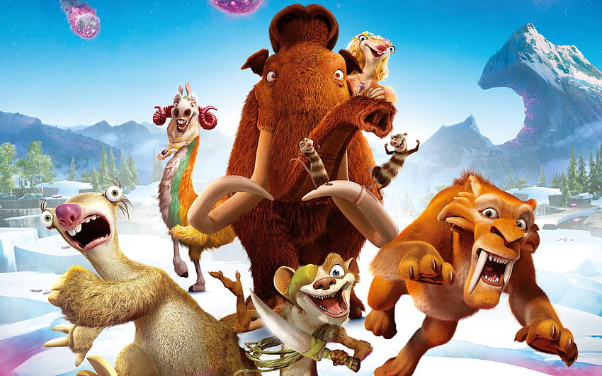 Ice Age Collision Course Animated Movie, Movies,, Anime Movie HD wallpaper