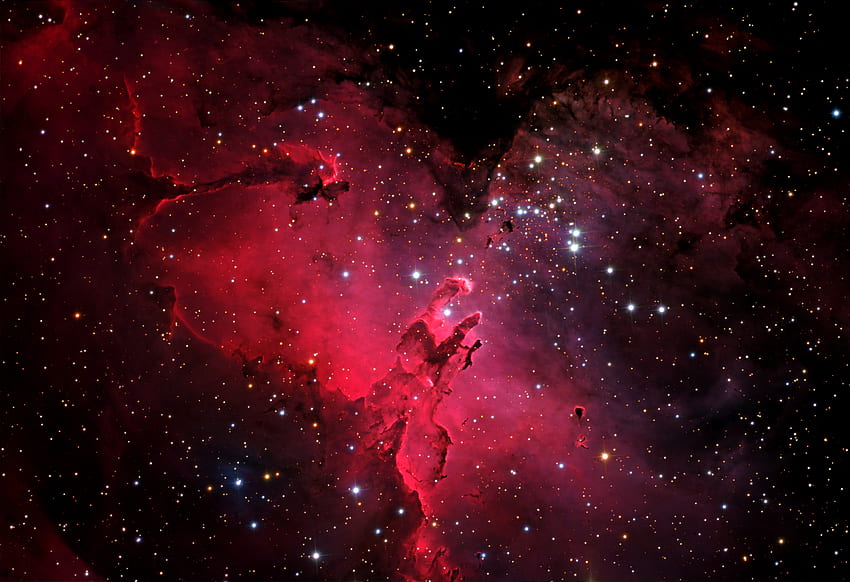 Messier-16-Eagle-Nebula, Águia, Nebulosa, 16, Messier, galáxia, espaço papel de parede HD