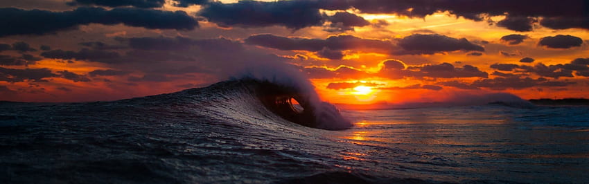 Dave Gon on Surfing. Beach waves and Surf, Sunset Wave HD wallpaper