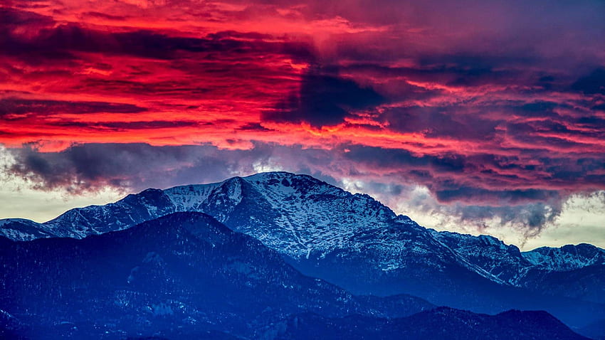 2019'daki favori izleyicimiz Pikes Peak Winter HD duvar kağıdı