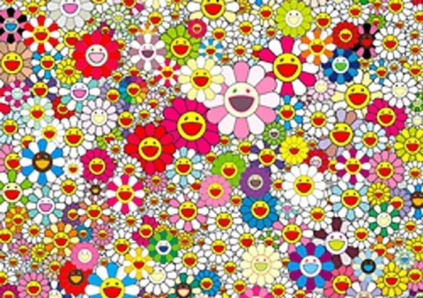 23 Stencil ideas  takashi murakami, murakami flower, louis vuitton iphone  wallpaper