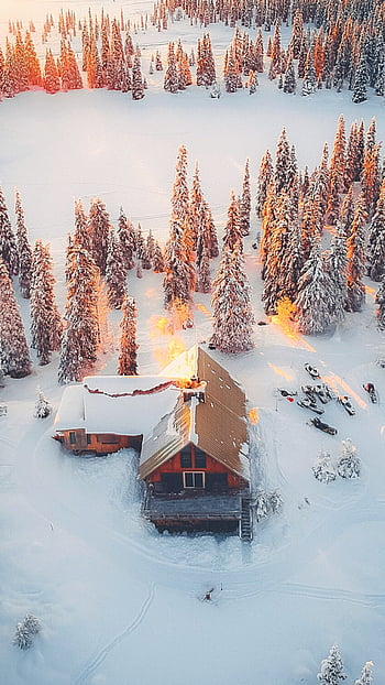 Winter Mountains Cabin Cozy Wallpapers  HD Winter Wallpapers