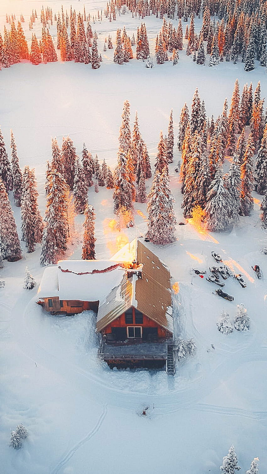 Beautiful Winter For iPhone That You'll Love, Cozy Winter Cabin HD phone wallpaper