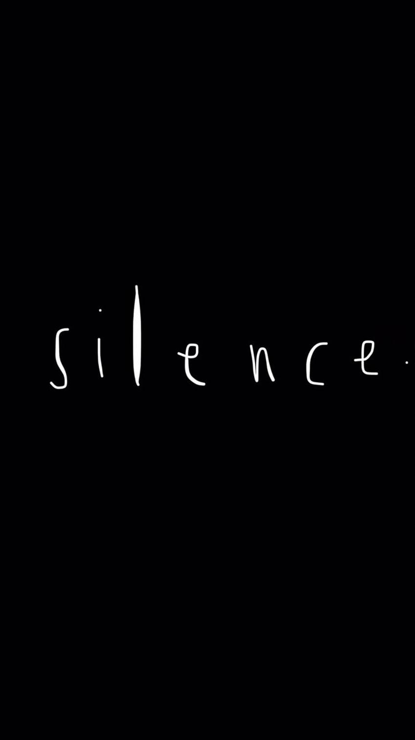 silence. Phone quotes, quotes, Aesthetic , Silence Phone HD phone wallpaper