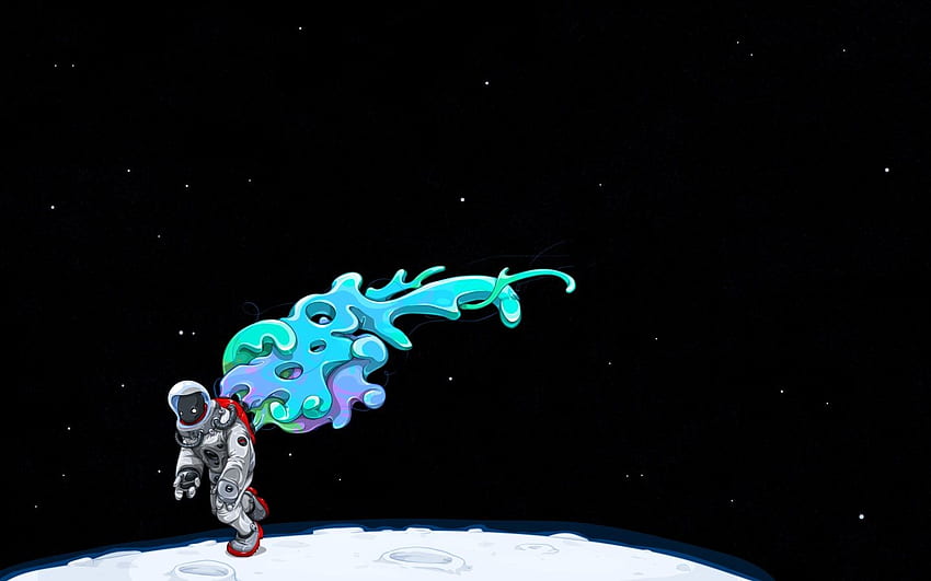 Cooler Astronaut, Tumblr-Astronauten HD-Hintergrundbild