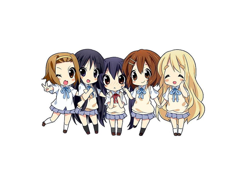 The K On anime titled Chibi, Cute Anime Friends HD wallpaper | Pxfuel