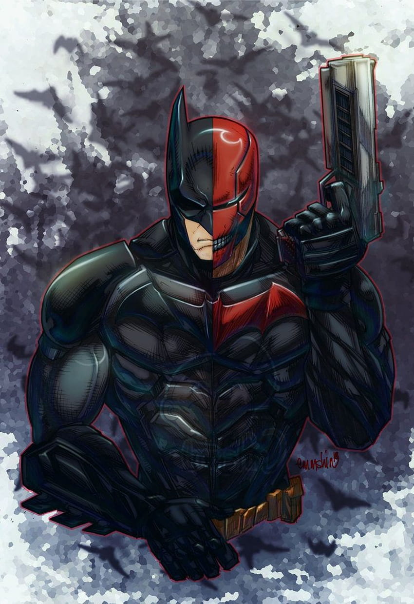 Face Off Batman X Redhood By Emmshin. Batman Red Hood, Batman Canvas, Batman  HD phone wallpaper | Pxfuel