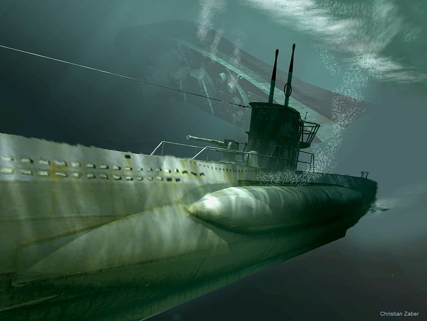 U Boat, Art sous-marin Fond d'écran HD