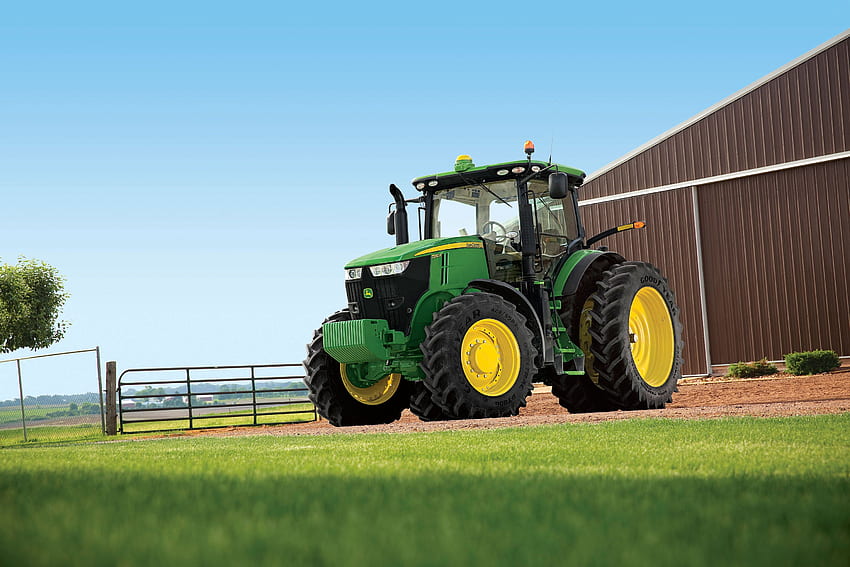John, Deere, Tractor, Farm, Industrial, Farming, 1jdeere, Construction / and Mobile Background HD-Hintergrundbild