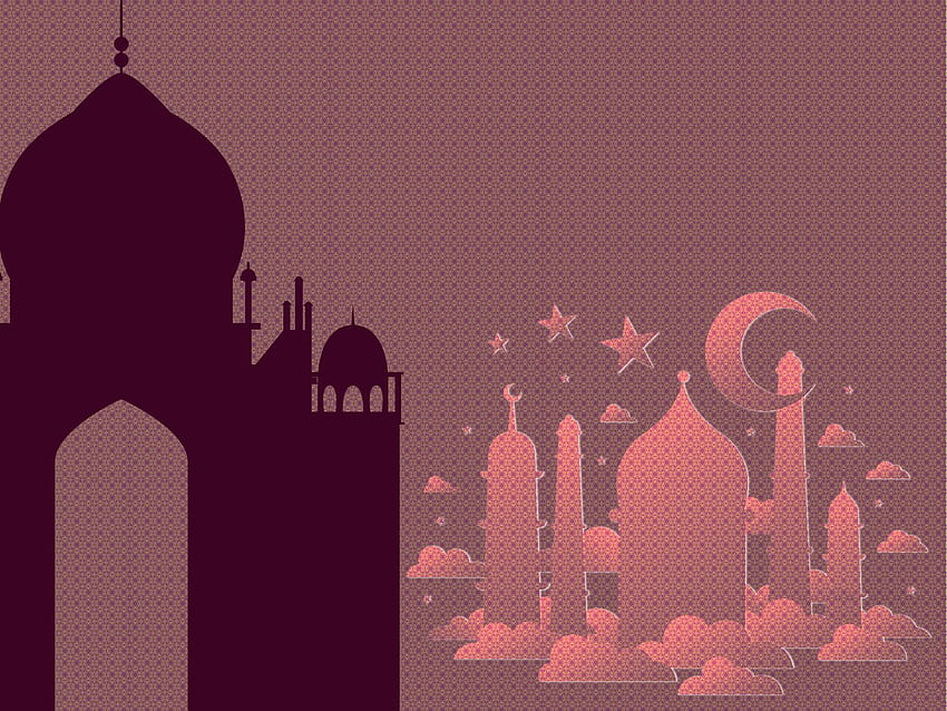 Islam Powerpoint Templates - Coklat, Agama - Latar Belakang PPT, Agama Islam Wallpaper HD