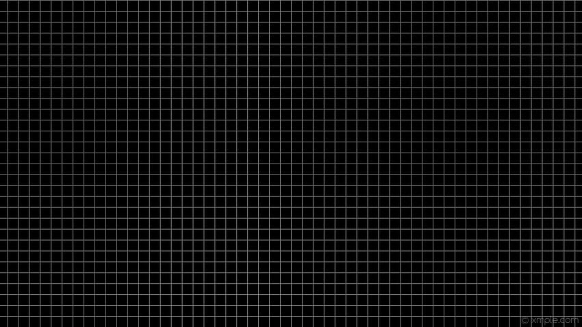 kertas grafik hitam abu-abu grid Wallpaper HD