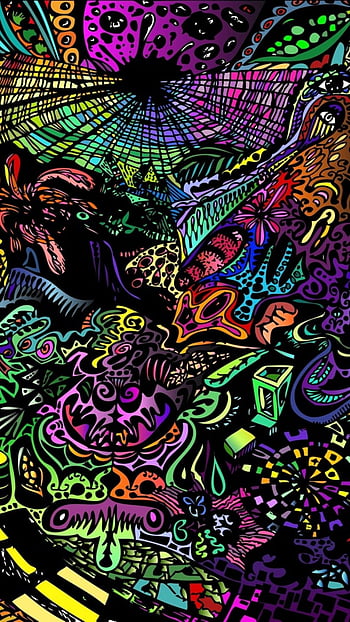 HD wallpaper Artistic Psychedelic Fantasy Hippie Trippy  Wallpaper  Flare