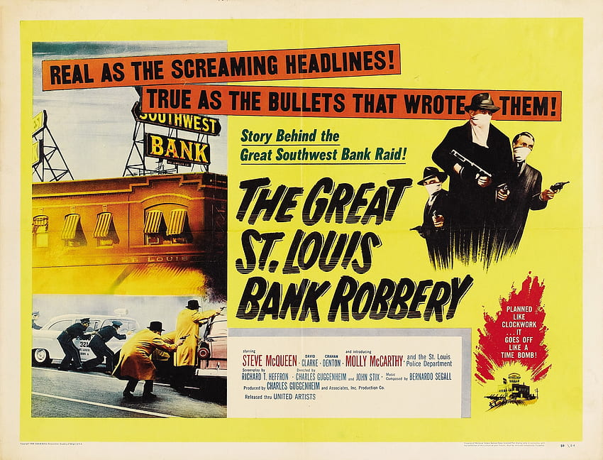 The Great St Louis Bank Robbery, grand, vol, banque, louis Fond d'écran HD