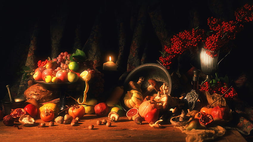 Thanksgiving Table . Uncomfortable , Reindeer Stable and Comfortable HD wallpaper