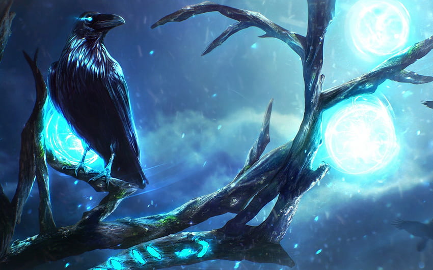 Forest Raven - , Forest Raven Background on Bat, Samurai and Raven HD wallpaper