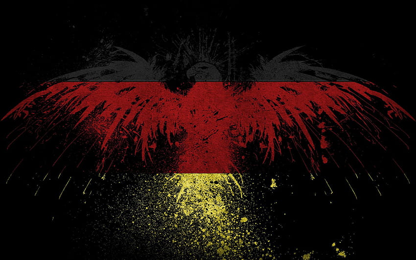 German Eagle Flag . HD wallpaper