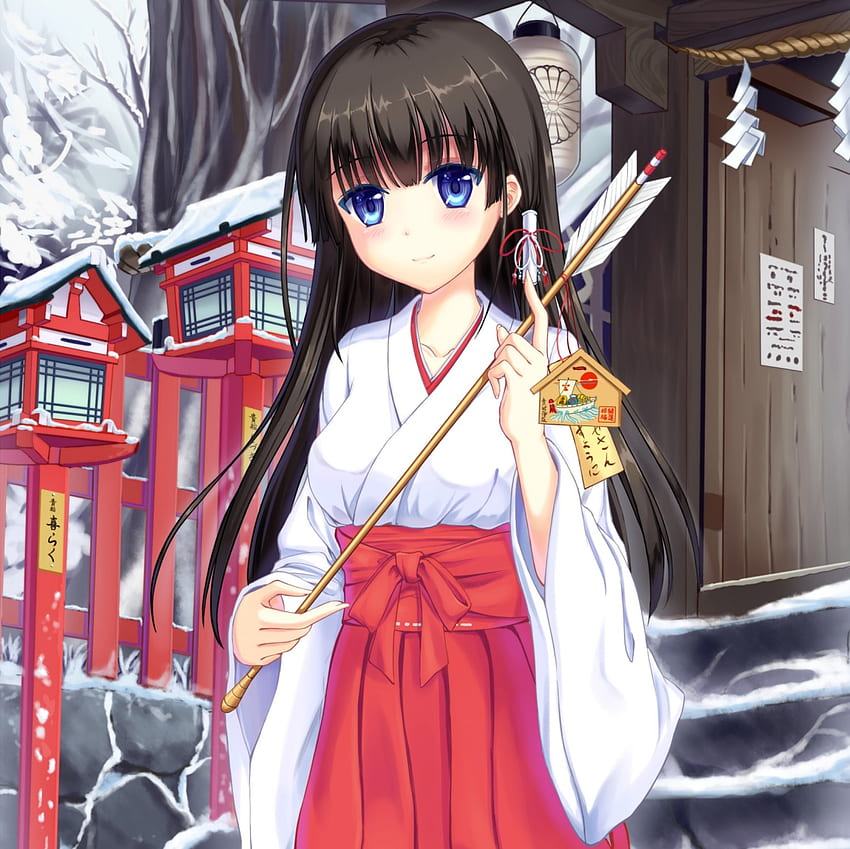 Shrine Maiden ฤดูหนาว ยูกาตะ g ดี cg หิมะ น่ารัก หญิง หวาน ขาว บ้าน เด็กผู้หญิง คาวาอิ สาวการ์ตูน อะนิเมะ น่ารัก ผมสีน้ำตาล น่ารัก บ้าน กิโมโน น่ารัก โอเรียนเต็ล ยาว ผม ความงาม ศาลเจ้า ญี่ปุ่น ฉาก ญี่ปุ่น สวย ผมดำ แดง ตึก วอลล์เปเปอร์ HD